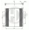 DIEDERICHS 8520600 Condenser, air conditioning